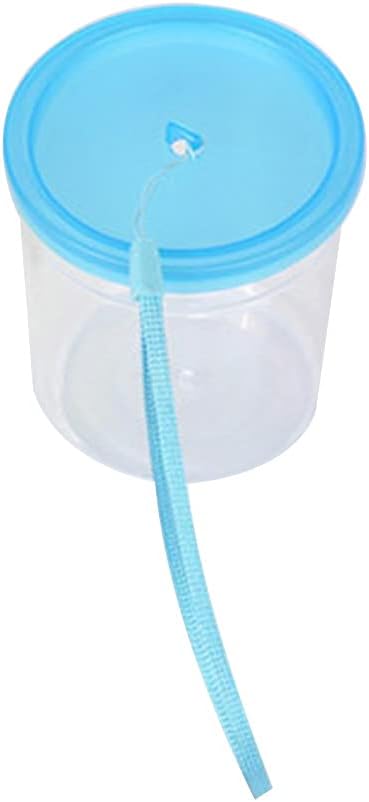 Portable Fish for Tank Aquarium Transparent Keeper Fishbowl for Turtle Betta Jellyfish Starter Kit Bowls with Lids