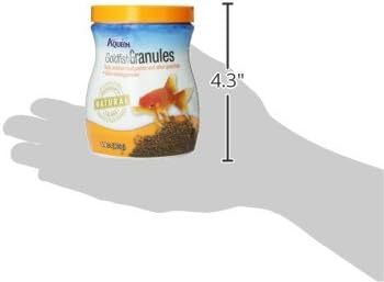 Aqueon Goldfish Fish Food Slow Sinking Granules, 100106053, 5.8 Ounce (Pack of 2)