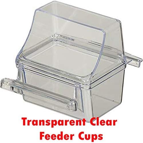 Large Open/Close Play Perch Stand Top Canary Parakeet Cockatiel Lovebird Finch Bird Home Cage with Side Nesting Box Doors
