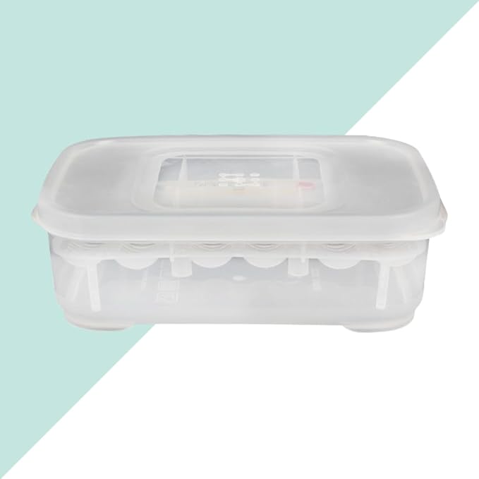 Angoily 2pcs Box Aquarium Breeder Box Incubator for Snakes Lizards Egg Tray Easy to Clean Random Color