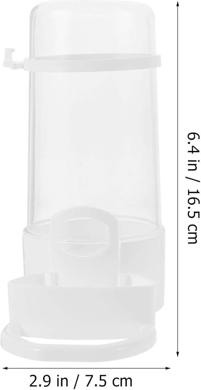 SUPVOX 2pcs Automatic Parakeet Bird Food Dispenser and Water Feeder for Cage Hanging Bird Feeding Watering Supplies for Small