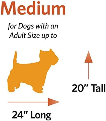 MidWest Homes for Pets Over-Stuffed Dog Bed feat Teflon with Brown/Fleece Pattern, Medium