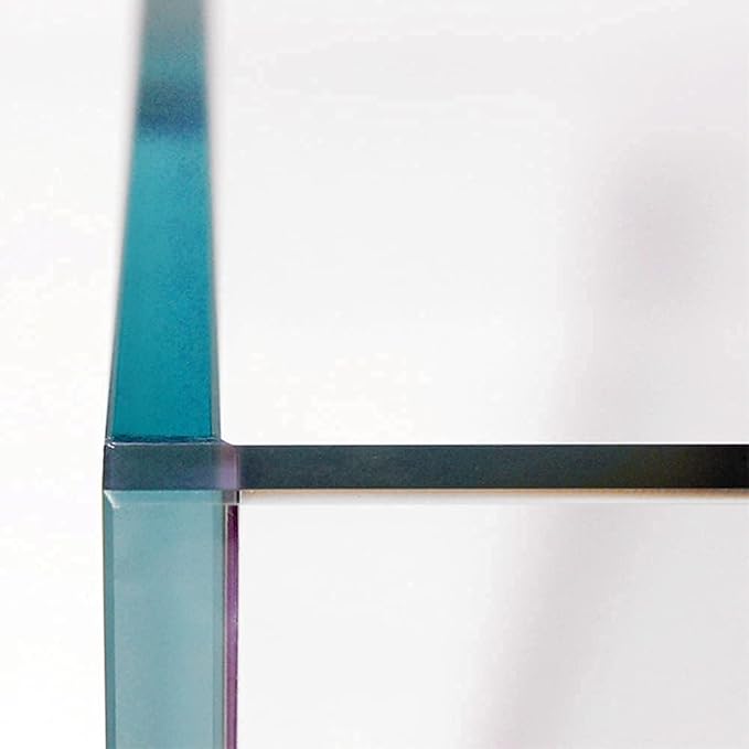 Ultra Clear Rimless Aquarium Tank 6-60 gallons Low Iron Glass (7Gal - Top Glass Canopy)