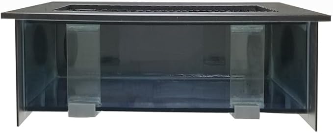 Aussie Aquariums 3.0 Wall Mounted Fish Tank Kit with LED Lighting, Built-in Filter System, Modern Space-Saving Design, Complete Accessories Set (Verticali, Black)