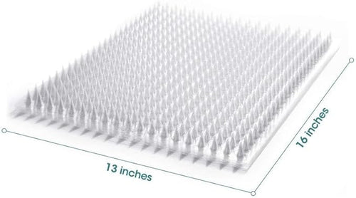 10 Pack Cat Repellent Mats for Outdoor Indoor Use - 16"x13.3" Paws Safe Pet Deterrent Mat with Soft Spikes, Keep Cats&Dogs Away from Furniture, Gardens, Beds, Countertops