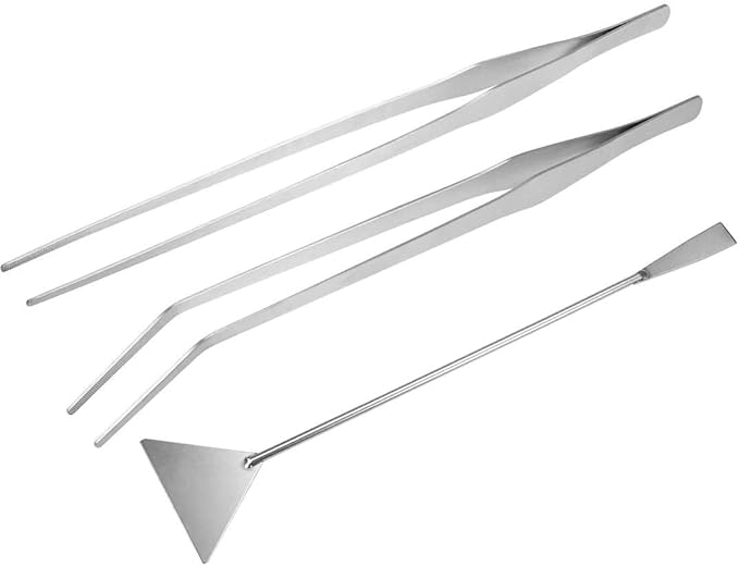Aquarium Tank Aquatic Plant Tools Sets, 15 Inch Stainless Steel 3 Pack Aquatic Plants Tool, for Fish Starter Kits & Aquariums Tank