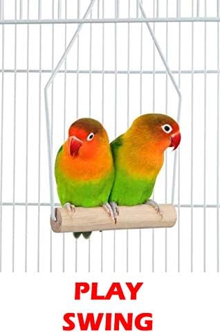 Open Top Canary Parakeet Cockatiel Lovebird Finch Bird Cage with Breeding Doors