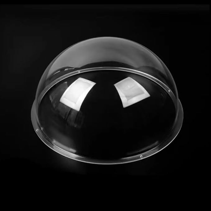 LOTOWELZON 4inch Acrylic Replacement Transparent Clear Camera Dome Cover Security Camera Housing Pet Dog Fence Window Skylight Window (ID100mm*H51mm/4 * 2in)