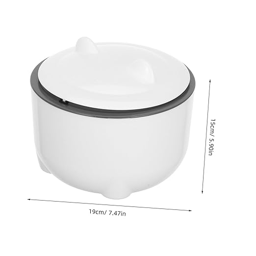 1 Set Litter Trash Bin with Lid One Button Operation Includes Trash Bags Decorative Small Plastic Waste Container for Cat Litter for Fresh Indoor Air
