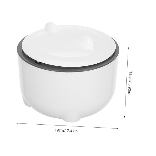 Milisten 1 Set Cat Litter Waste Container with Sealed Lid Includes Trash Bags Convenient One Button Operation for Easy Disposal for Maintaining Environment
