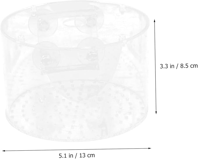 BESPORTBLE Fish Breeder Box Fish Breeding Tank for Isolation Lightweight Portable Aquarium Divider for Betta and Shrimp Easy to Install Design