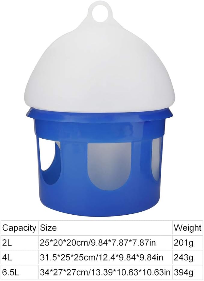 Water Dispenser, Pigeon Waterer, Bird Water Dispenser, Innovative Bird Waterer, Large Capacity Bird Feeder, Large Capacity Automatic Bird Pigeon Feeder Water Dispenser Waterer(2L)