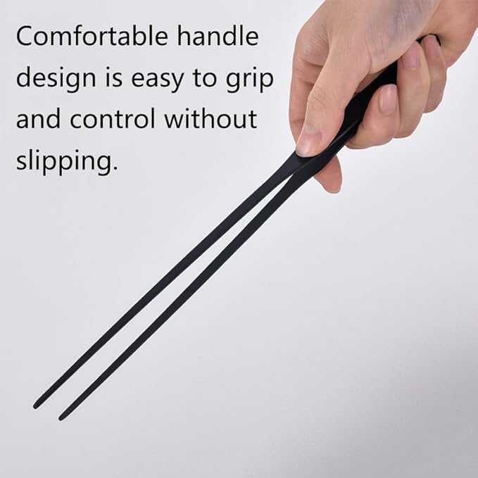 SagaSave Aquarium Tweezers Stainless Steels Feeding Tongs Extra Long 15 inches Aquarium Feeding Tool for Snakes, Lizards, Spiders, Frogs, Scorpions Feeder(Mixed Set)