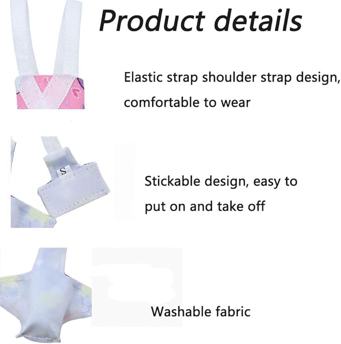 4pcs Bird Diaper Parrot Flight Suit with Waterproof Inner Layer Pigeon Pants Parrot Nappy Reusable Cockatiel Clothes Adjustable for Parakeet Mini Macaw Budgie Canary - color1 S