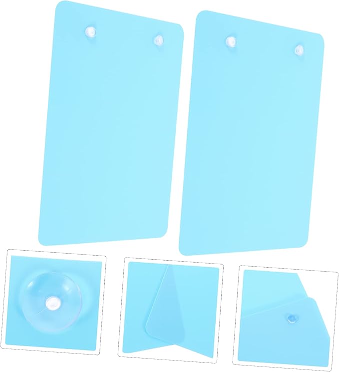 Healifty 2Pcs Fish Breeding with Suction Cup Large Smooth Surface Spawning Plate for Angelfish Breeding Tank Hatchery