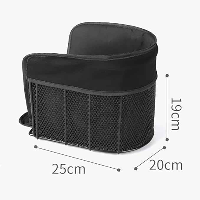 Bicycle Pet Carrier Seat for Small Dogs – Front Bike Dog Basket with Steel Frame, Internal Tether & Soft Lining, Universal Mount for Mountain & Road Bikes