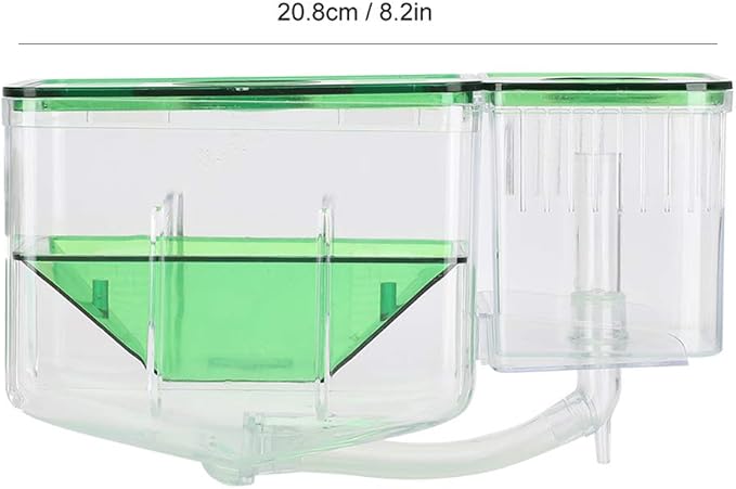 Fish Breeding Box, Transparent Isolation Box Acclimation Hatchery Incubator for Baby Fish Betta Shrimp Clownfish and Guppy