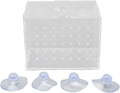 Fish Breeder Box, Aquarium Fish Breeding Box, High Transparency Acrylic Hatchery Incubator with Suction Cups for Baby Fish Shrimp Clownfish Isolation and Rearing (9 * 6 * 7CM)