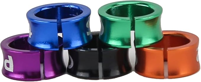 Open Bird Ring Bird Band Bird Foot Ring Bird Leg Bands Rings for Birds Tags Aluminum Alloy Split Ring Mixed Color for Parrots Hibiscus Bird Finches Etc 50Pcs (ID 4.4MM)