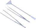 3 Pack Aquarium Tweezers Spatula Tool 3 In 1 Stainless Steel Aquatic Aquascaping Tools Set Starter Kits