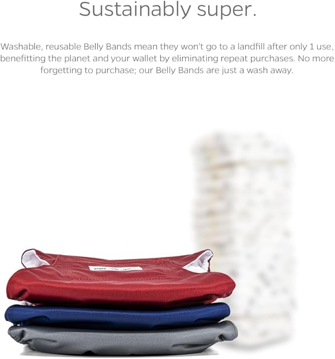 Pet Parents® Washable Belly Bands for Male Dogs (3pack) + Extendrs® of Durable Dog Diapers Male, Premium Male Dog Diapers & Dog Wraps (X-Small, Kingsmen)
