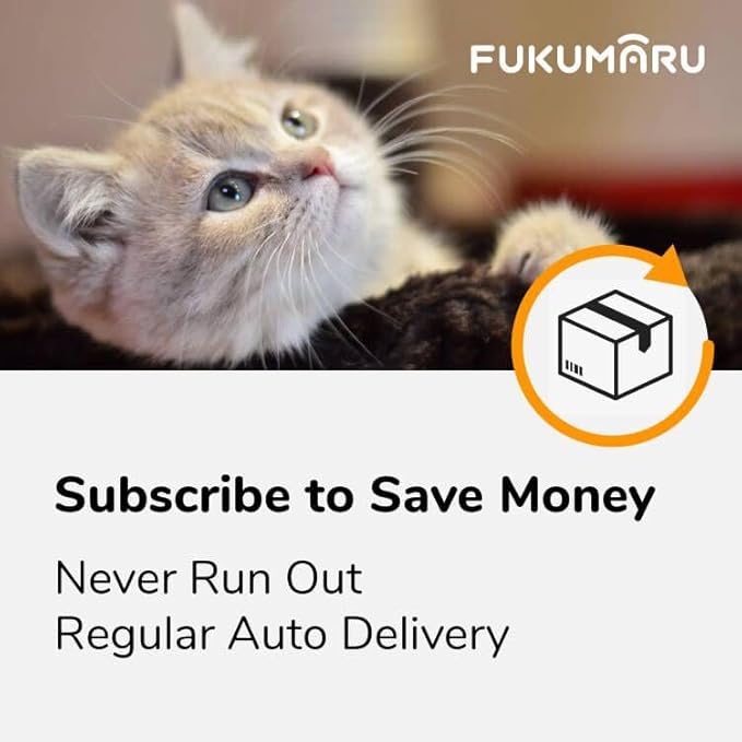 FUKUMARU Tofu Cat Litter - Septic Safe Corn Starch Blend, Flushable & Dust-Free, Quick Clumping, Superior Odor Control, Unscented, All-Natural, Low Tracking Pellets, Lightweight, 12 LBS (2 Packs)