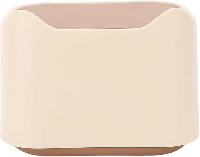 OdorResistant Cat Litter Trash Can with Press Lid Enclosed Design | Compact Multipurpose Cat Waste Garbage Can | Sturdy PP Material Ideal for Home Use