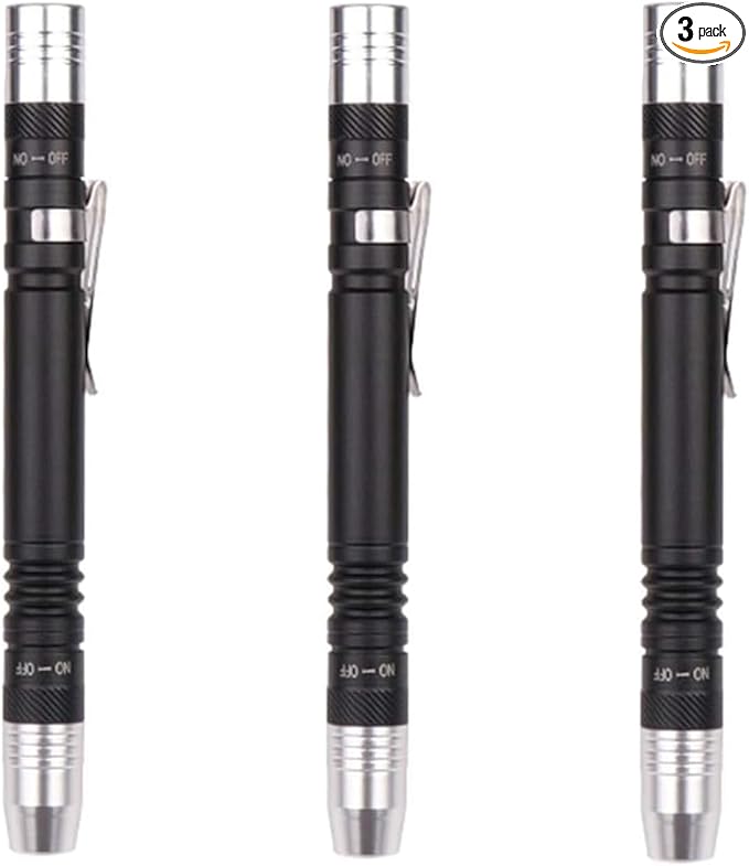 MODOAO 3 Pack Flashlight 2 in 1 UV Flashlight with 395nm Black Light for Dog/Cat Urine Stains, Dry Stains,Resin Curing