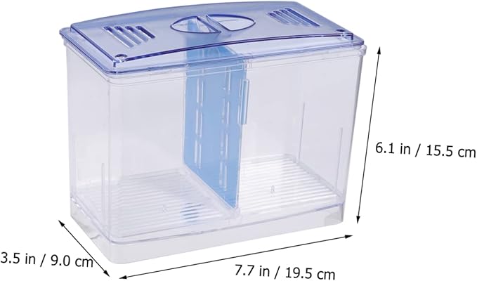 DOITOOL Betta Fish Incubator Kit Small Hatching Box for Aquarium Fish Breeding Tank Accessories