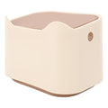Cat Litter Trash Can with Press Type Lid Enclosed Design Compact Cat Waste Trash Can for Home