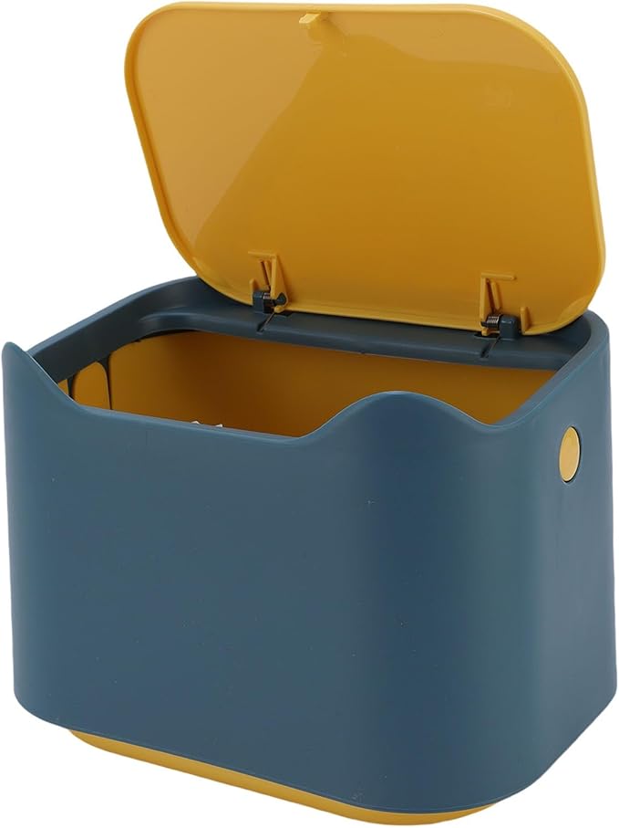 GOTOTOP Cat Litter Trash Can, Airtight Odor Control, Compact Waste Bin for Home and Litter Box 7.09x4.92x5.12in