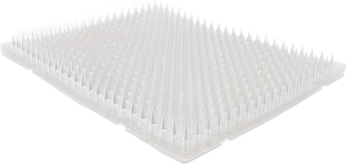 Cat Mat, PVC Deterrent Scat Mat, Interlocking Wide Coverage with Deterrent Function, Ideal for Cats, Dogs, Birds Indoor Outdoor, Yard, Garden, Patio, Window & Home