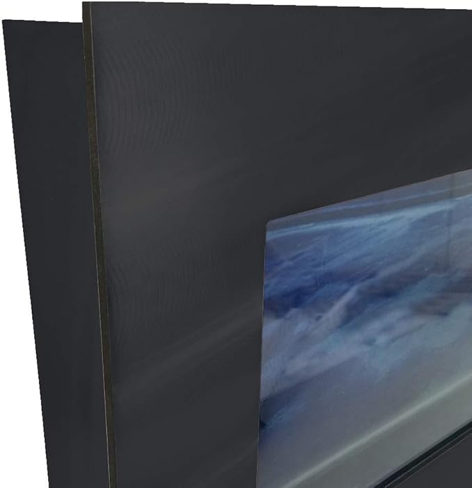 Aussie Aquariums AA-Skyline-BBLACK 2.0 Wall Mounted Aquarium Brushed Black
