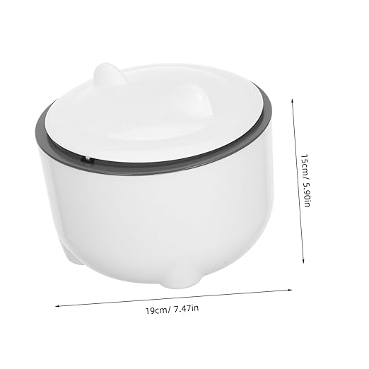 GANAZONO 1set Cat Litter Waste Container Sealed Lid - Pet Litter Storage Bin Includes Trash Bags Convenient One-Button for and Tidy Home