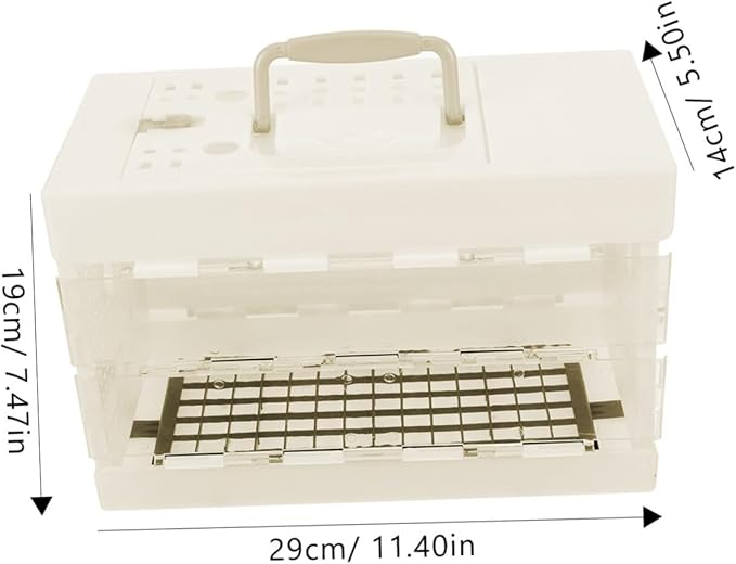 BESPORTBLE Outdoor Bird Carrier Cage for Small Parrots and Birds Portable Travel Cage Ventilation for Easy Airflow Compact Design for Pet Owners The Go
