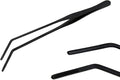 G.S Aquarium Tweezers Long Reptiles Feeding Tongs for Aquatic Plants Spider Snakes Lizards (12" Curved)
