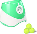 Automatic Dog Ball Launcher, Rechargeable Electric Pet Ball Thrower with One - Button Control, 3 Distance Settings & Soft Tennis Balls - Promotes Exercise Indoors & Outdoor (Fluorescent Green)