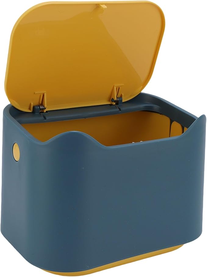 Fabater Cat Litter Trash Can, Airtight Odor Control Press Seal Lid Cat Litter Disposal Bin, Compact Storage Container with Press Type Lid for Home Pet Waste Disposal