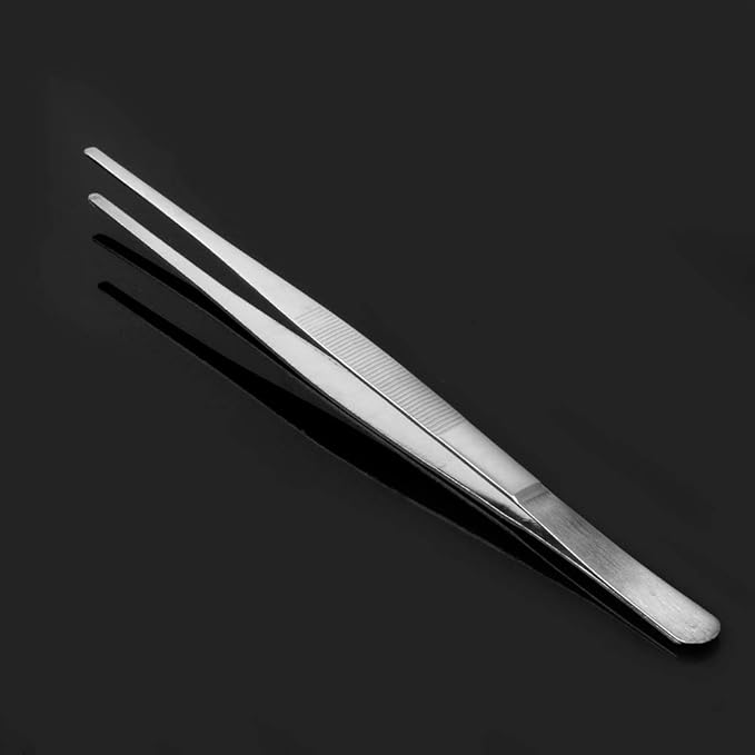 30CM Aquarium Straight Elbow Stainless Steel Live Plant for Tweezer Plier Tool Tweezers Fish for 12'