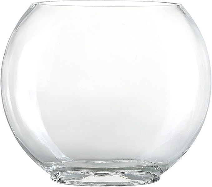 Aquariums Fish Bowl Creative Oval Glass Small Goldfish Fish Tank Home Desktop Decoration Transparent Glass Fish Tank Fish Tanks(Small)