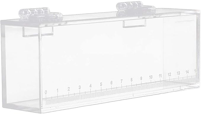 Fish Watching Box Fishing Photo Tank Acrylic Hatchery Incubator Observation Box Small Case Storage Box Holder Fish Breeding Tanks Photo Box, S