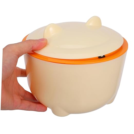 1set Cat Litter Disposal Bin Lid Capacity Trash Can for Pet Waste Reusable Trash Bin for Bathrooms Offices