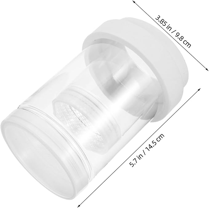 Kisangel 1 Set Fish Breeding Box: Guppy Breeder Box - Floating Isolation Hatchery Incubator for Guppy Betta Shrimp - Transparent Fish Tank Divider