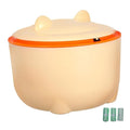 Amosfun Sealed Cat Litter Trash Can with Lid and 90pcs Bags, Odor-preventing Pet Waste Container, Small Closed Trash Bin for Bathroom and Cat Litter Disposal