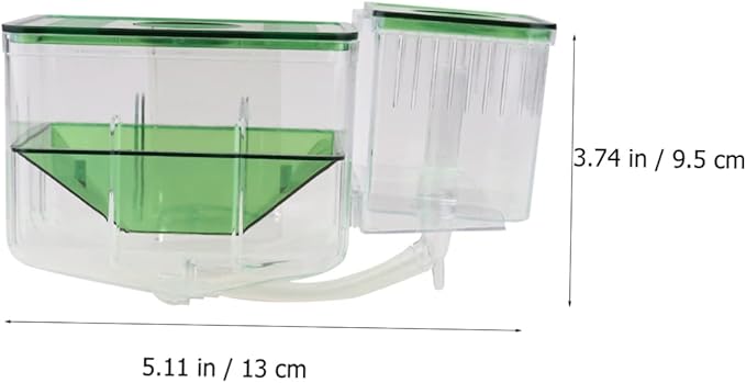 POPETPOP Box Box Self Guided Fish Breeding Tank Isolation Box Transparent Hatching Incubator for Fish Eggs and Newborns for Aquarium Protection and Enhanced Survival Rates