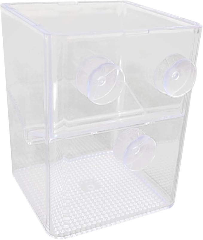 Floating Breeder Box Acrylic Incubator for Shrimp Baby, Egg