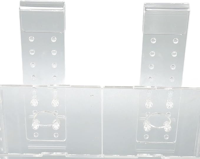 Aquarium Fish Breeding Box | Transparent Acrylic Hatchery with Adjustable Hooks | Isolation Tank for Guppies/Fry/Betta Fish | 360° Water Flow Holes (17 * 9 * 10CM)