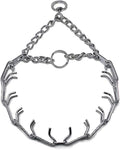Herm Sprenger Prong Dog Training Collar, 3.2mm x 23in Medium, Ultra-Plus Chrome Plated Steel Pet Pinch Collar No-Pull Collar for Dogs Anti Pull Training Collar Made in Germany