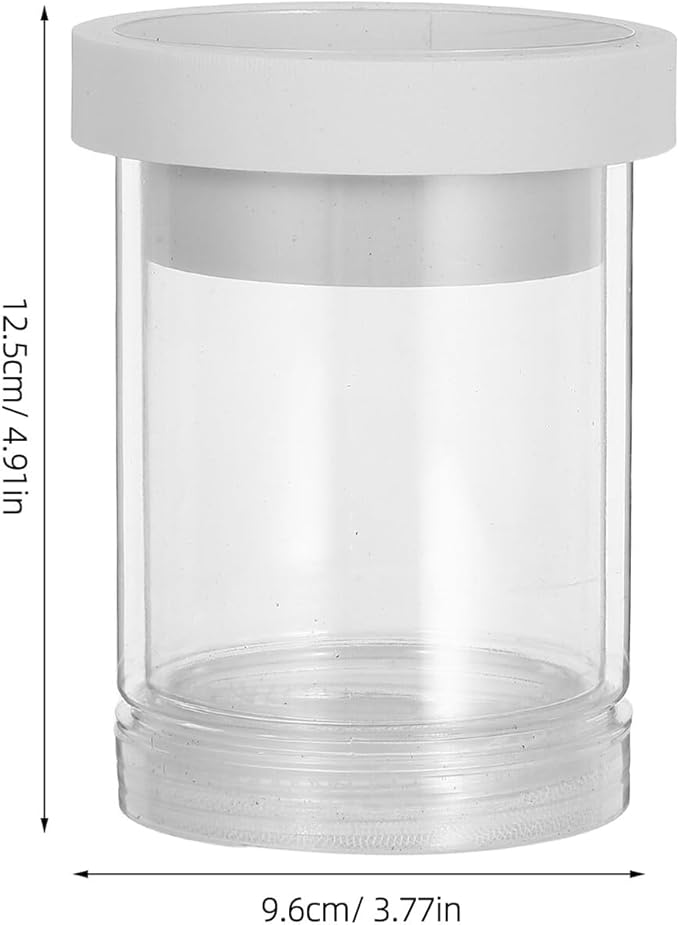Healifty Fish Tank Egg Incubator Floating Breeding Box with Isolation Net White Small Aquarium Fish Nursery Separation for Guppy and Hatching