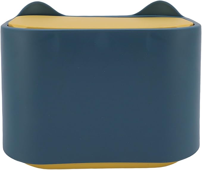 GOTOTOP Cat Litter Trash Can, Airtight Odor Control, Compact Waste Bin for Home and Litter Box 7.09x4.92x5.12in